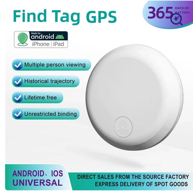 Smart Bluetooth Tracker Tag (Compatible with Apple Find My)